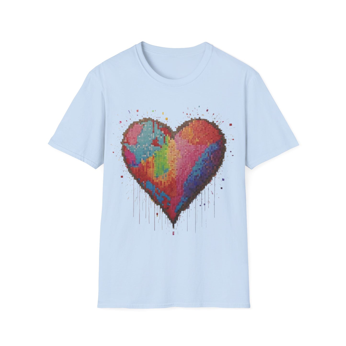 Pixelated Love Heart - Unisex T-Shirt