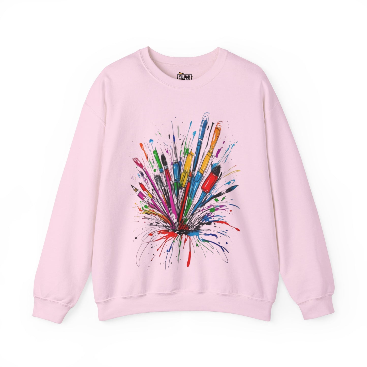 Messy Paintbrushes - Unisex Crewneck Sweatshirt