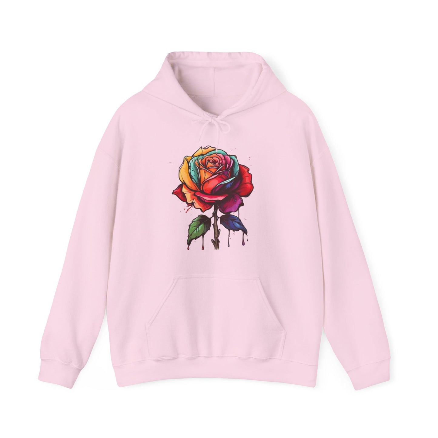 Colourful Rose - Unisex Hooded Sweatshirt