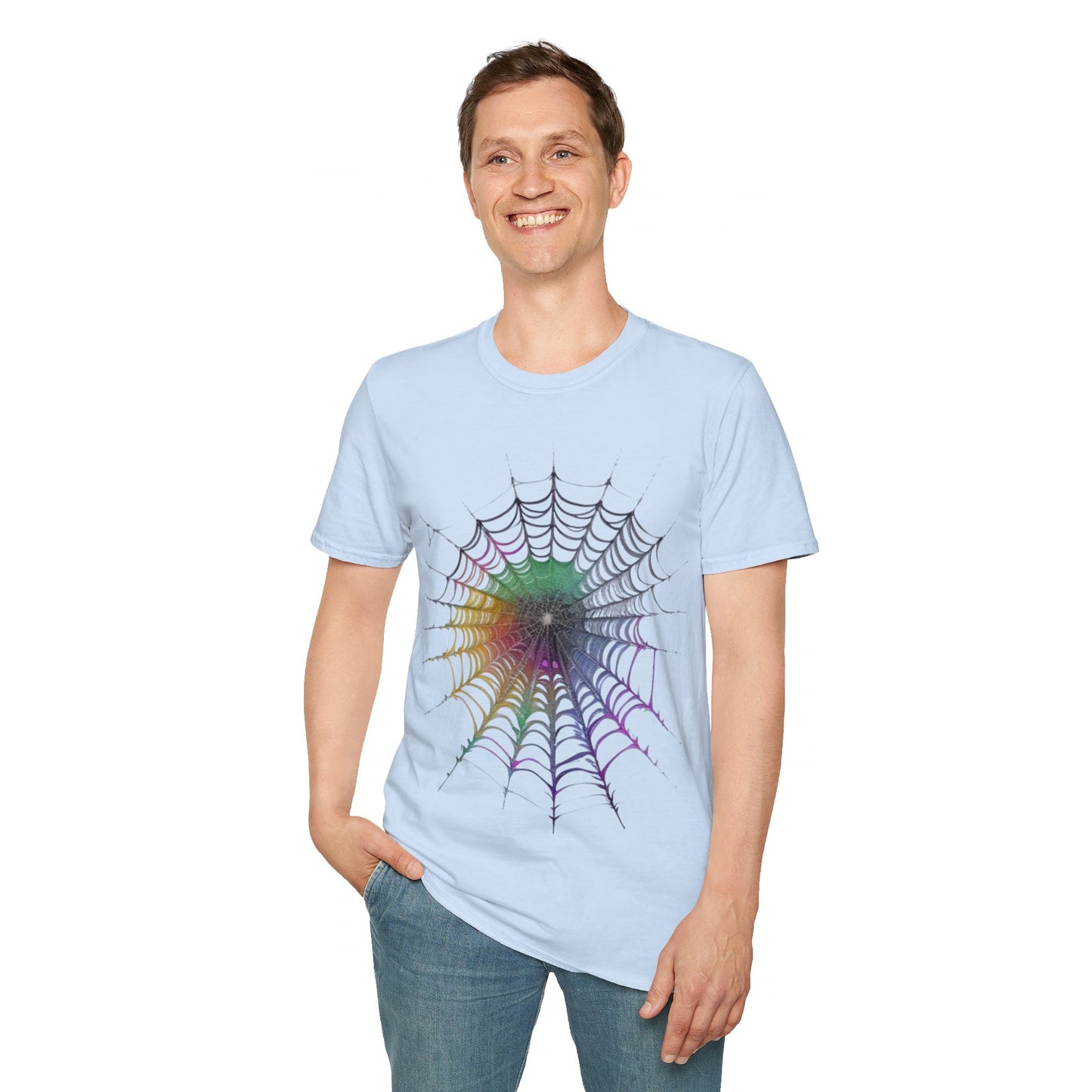 Colourful Spiderweb - Unisex T-Shirt