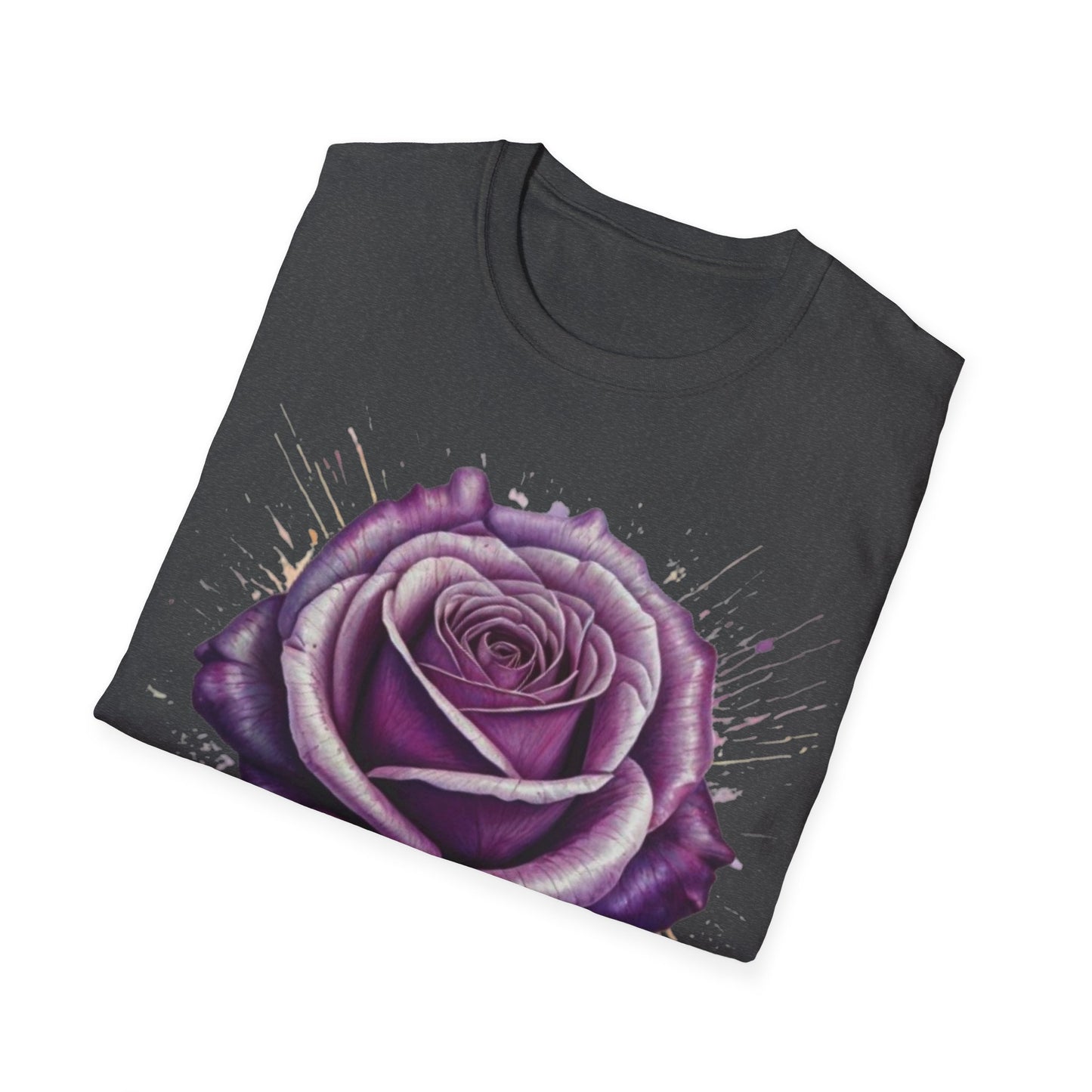 Messy Purple Rose - Unisex T-Shirt