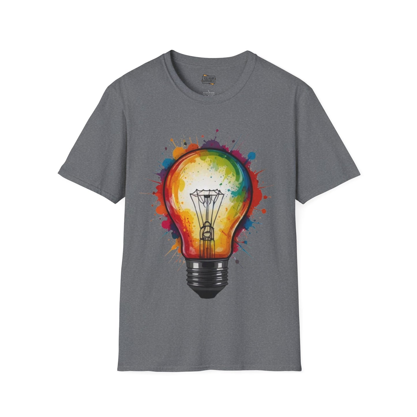 Colourful Lightbulb - Unisex T-Shirt