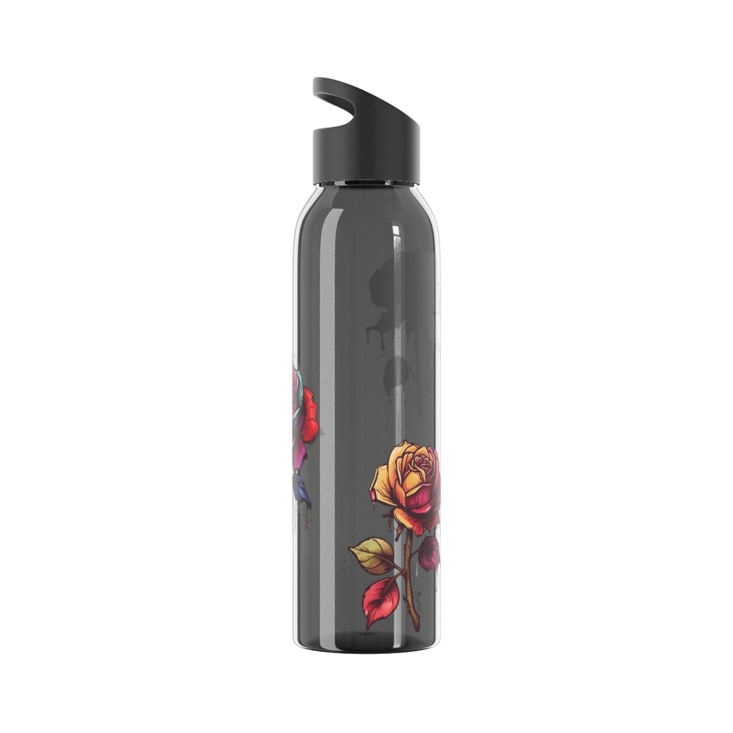 Dying Colourful Roses - Sky Water Bottle