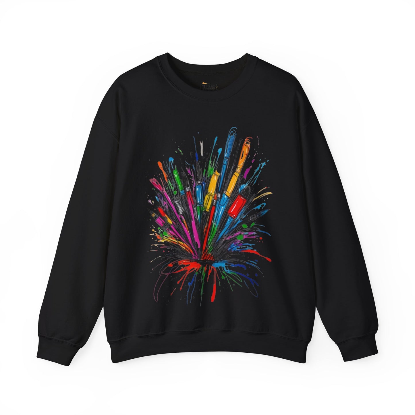 Messy Paintbrushes - Unisex Crewneck Sweatshirt