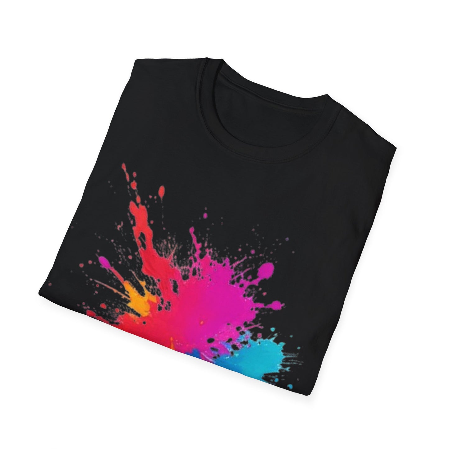 Colourful Paint Splatter - Unisex T-Shirt