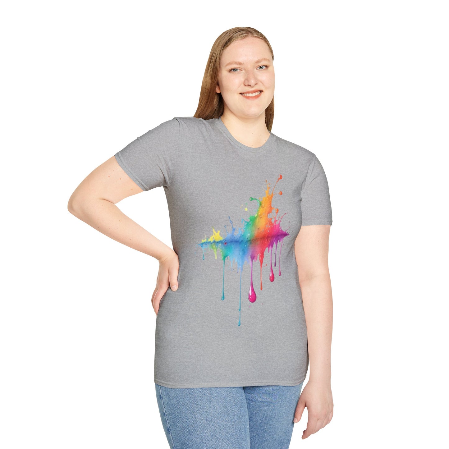 Colourful Raindrops - Unisex T-Shirt