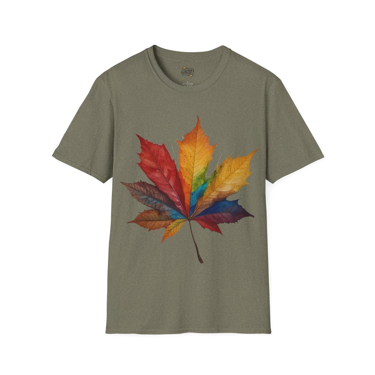 Colourful Autumn Leaf - Unisex T-Shirt