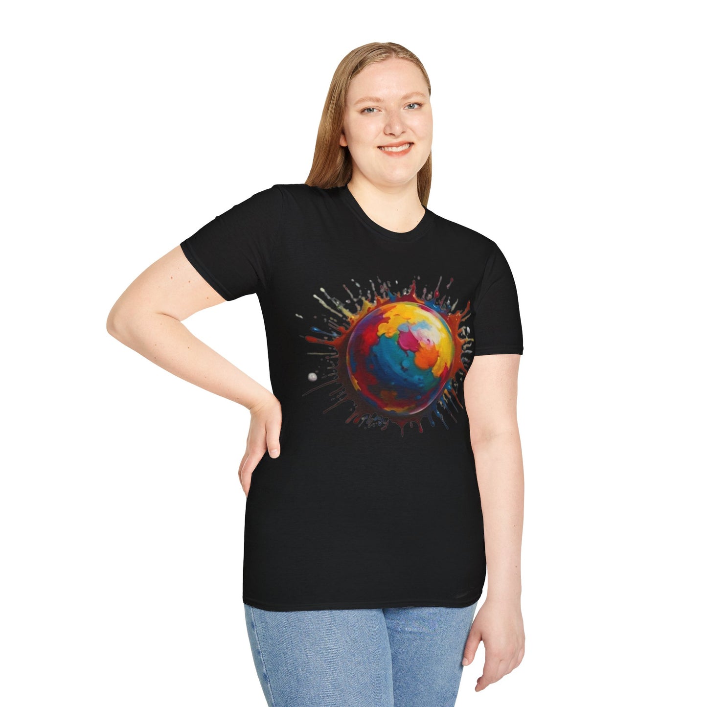 Messy Colourful Cannonball - Unisex T-Shirt