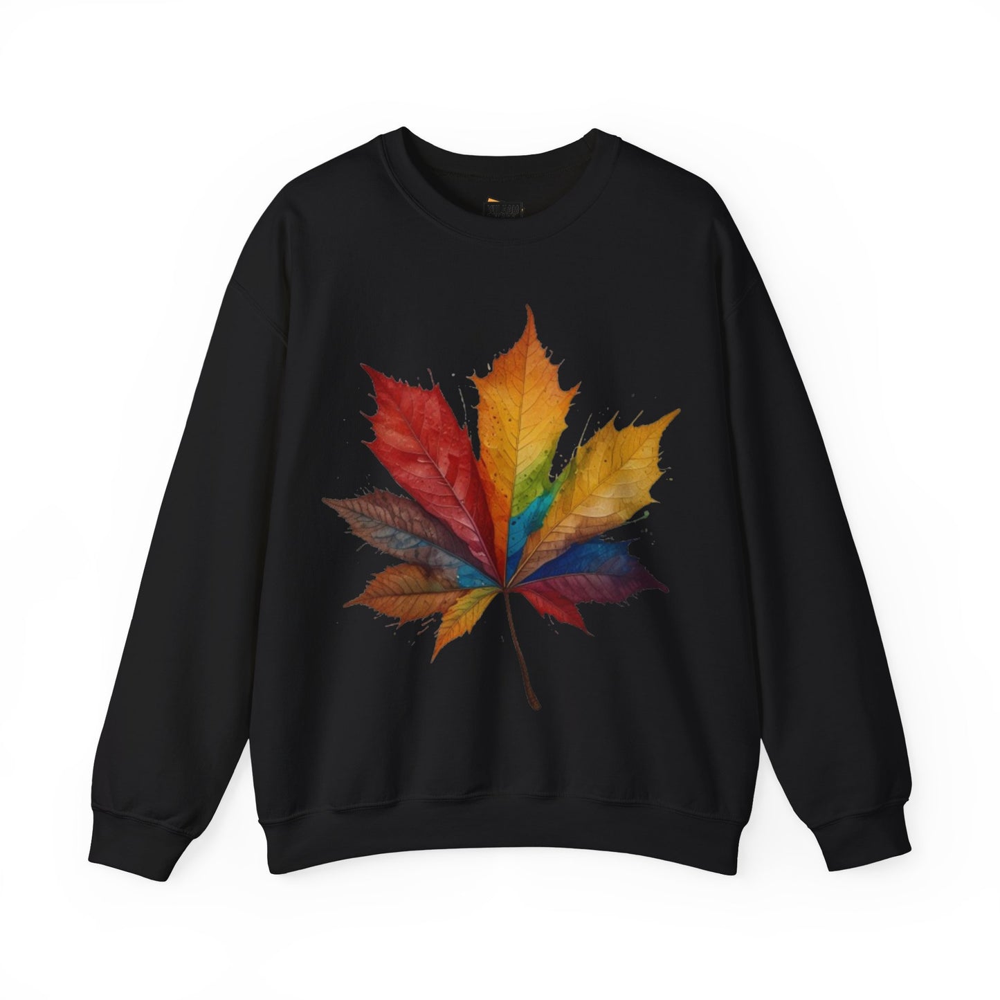 Colourful Autumn Leaf - Unisex Crewneck Sweatshirt