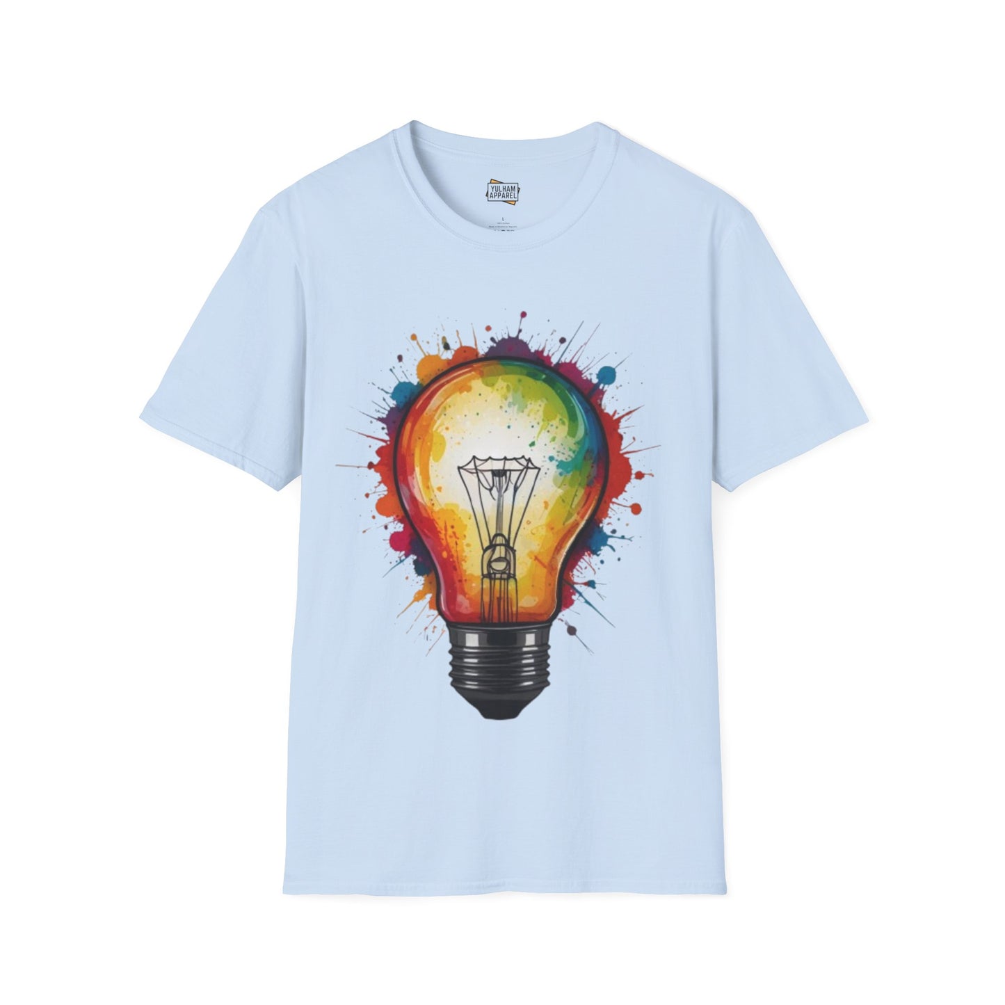 Colourful Lightbulb - Unisex T-Shirt