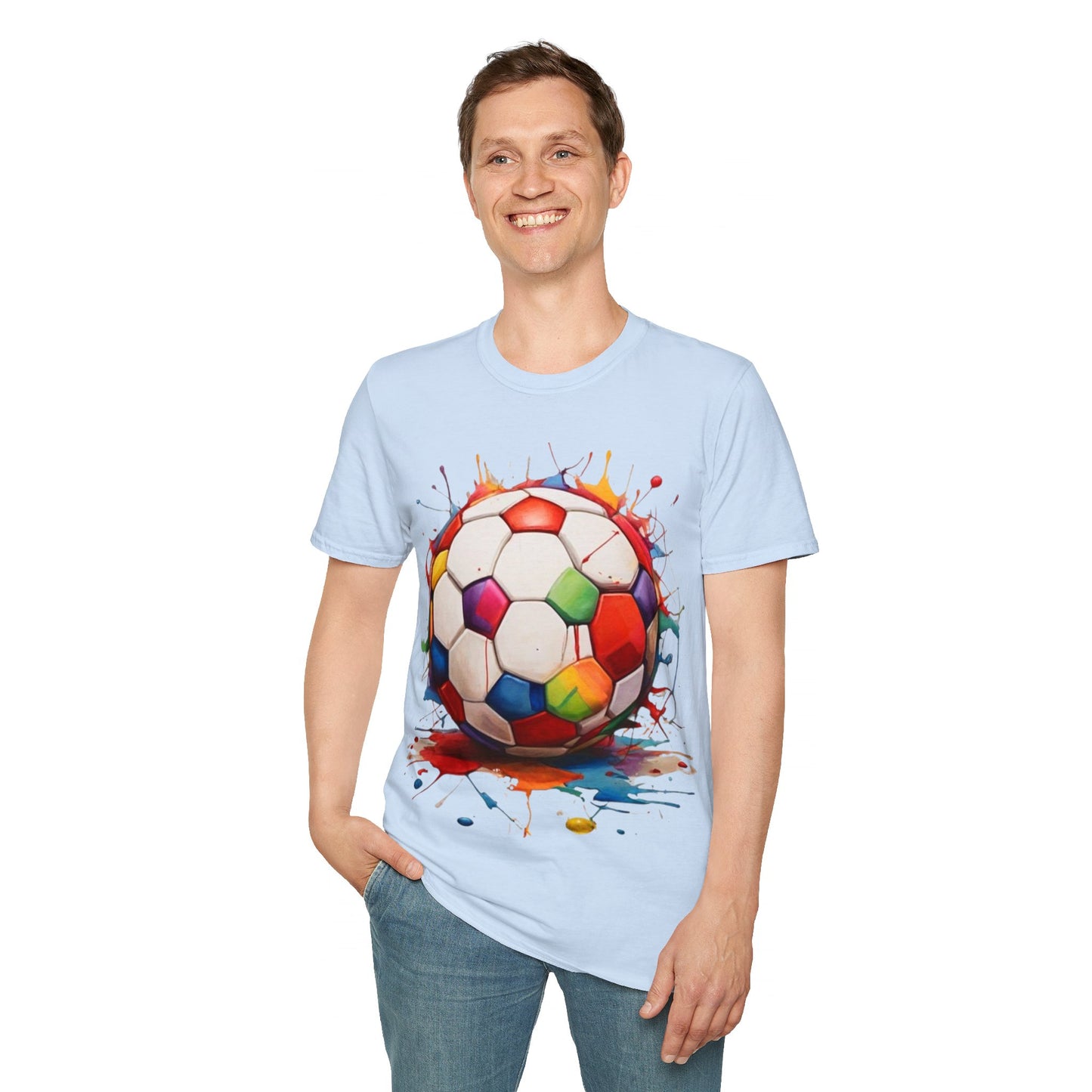 Colourful Football - Unisex T-Shirt