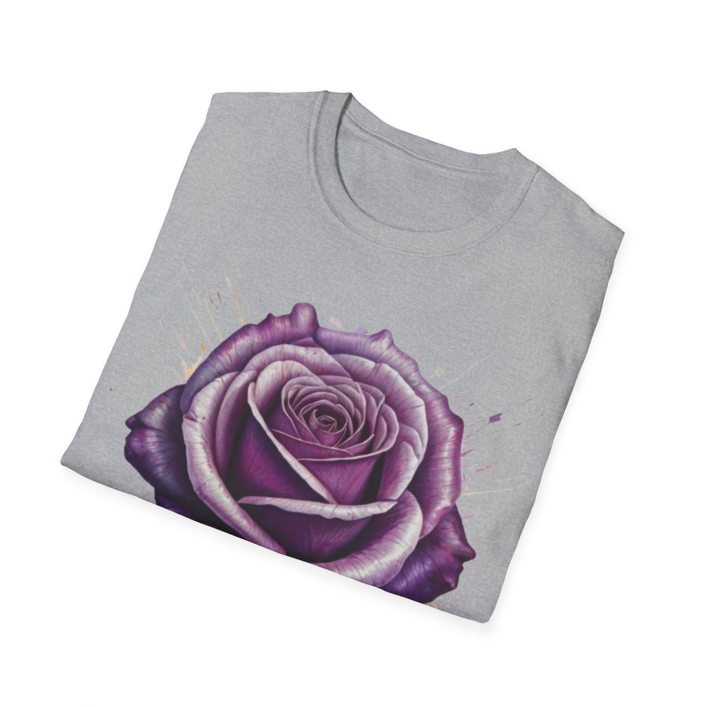 Messy Purple Rose - Unisex T-Shirt