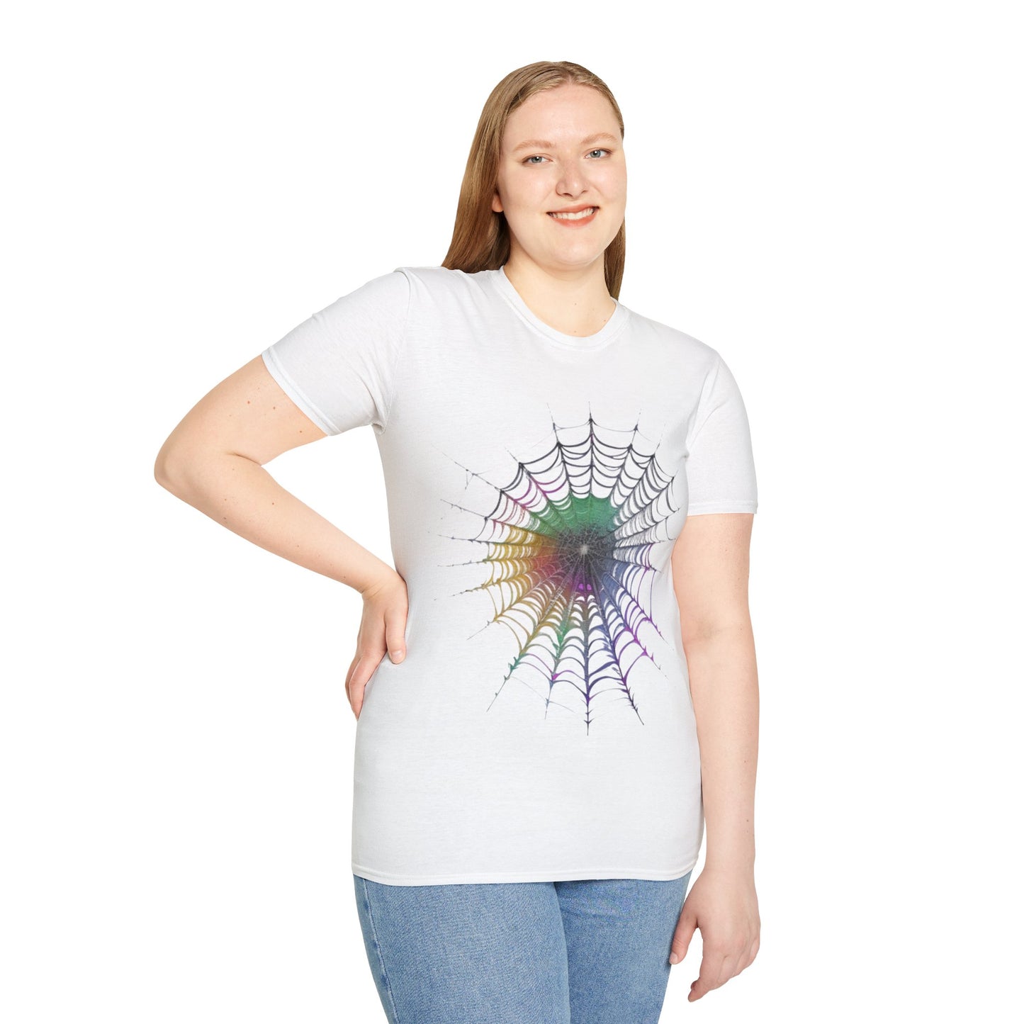 Colourful Spiderweb - Unisex T-Shirt