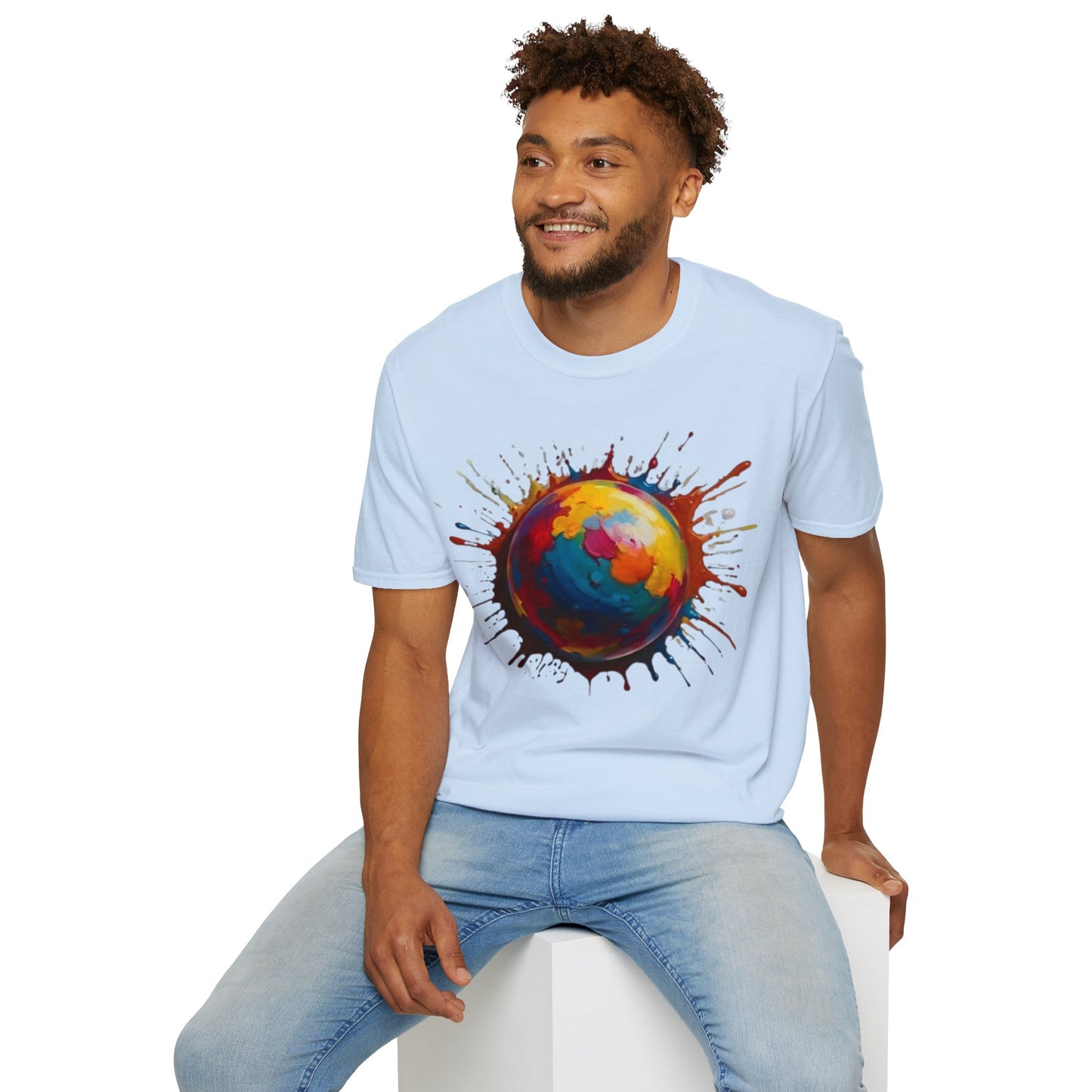 Messy Colourful Cannonball - Unisex T-Shirt