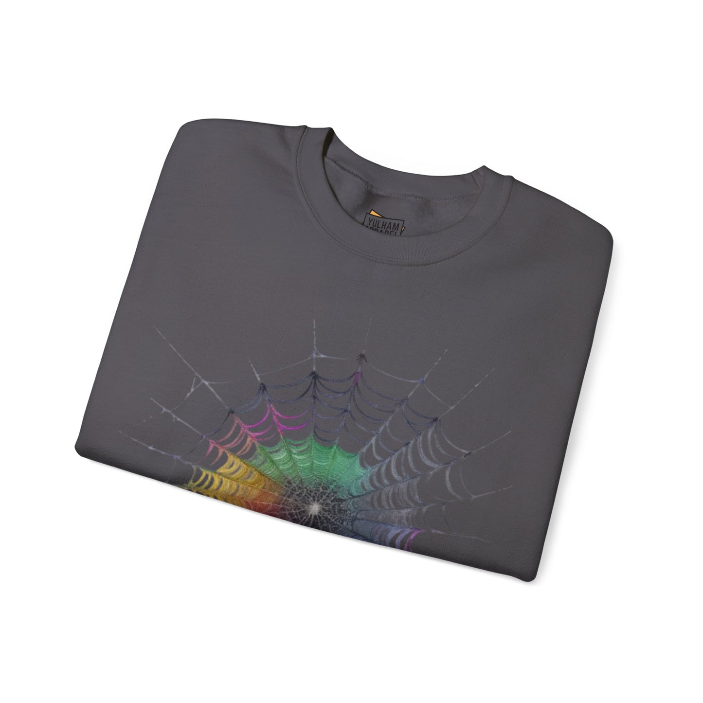 Colourful Spiderweb - Unisex Crewneck Sweatshirt