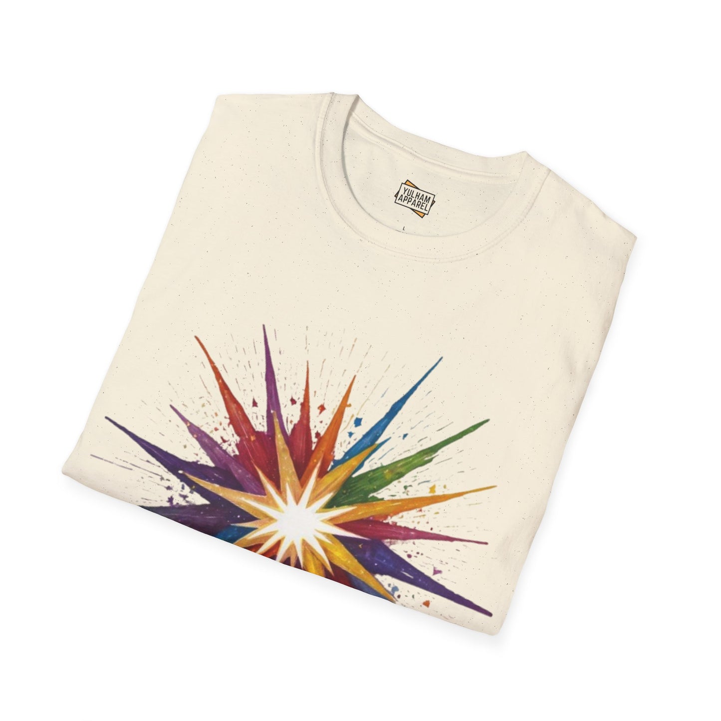 Colourful Exploding Star - Unisex T-Shirt