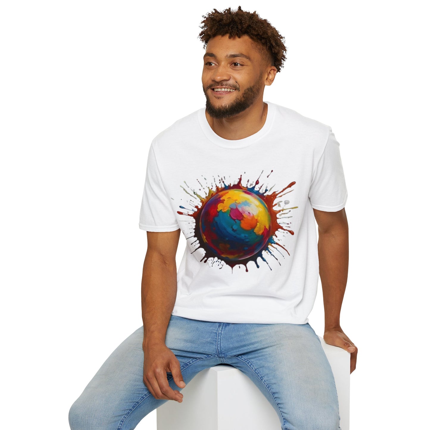 Messy Colourful Cannonball - Unisex T-Shirt