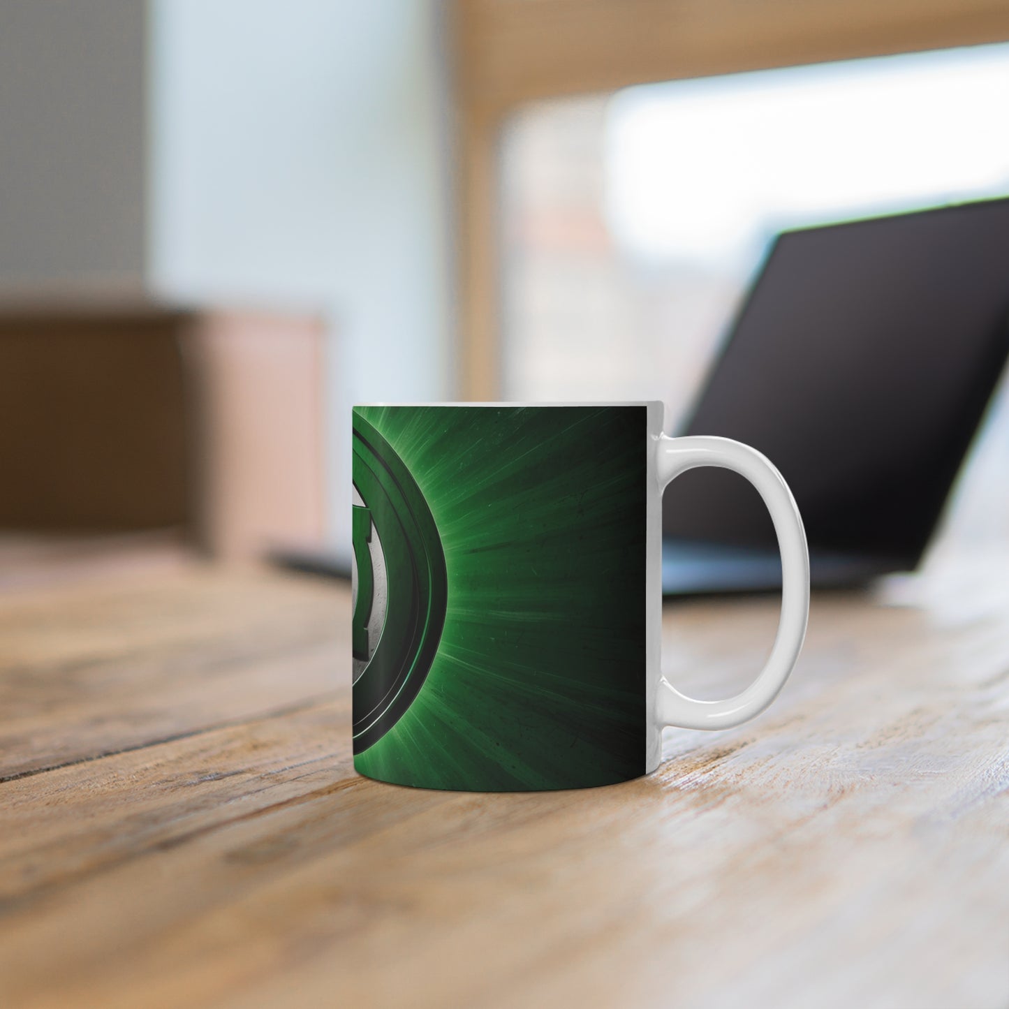 Green Lantern Logo Mug - Ceramic Coffee Mug 11oz