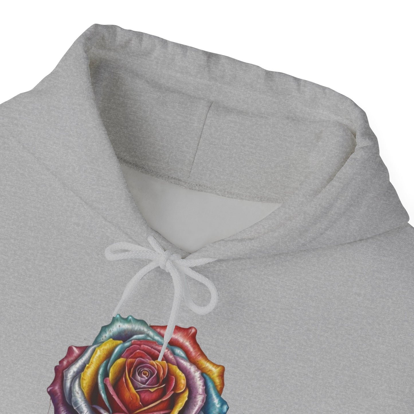 Messy Multicoloured Rose - Unisex Hooded Sweatshirt