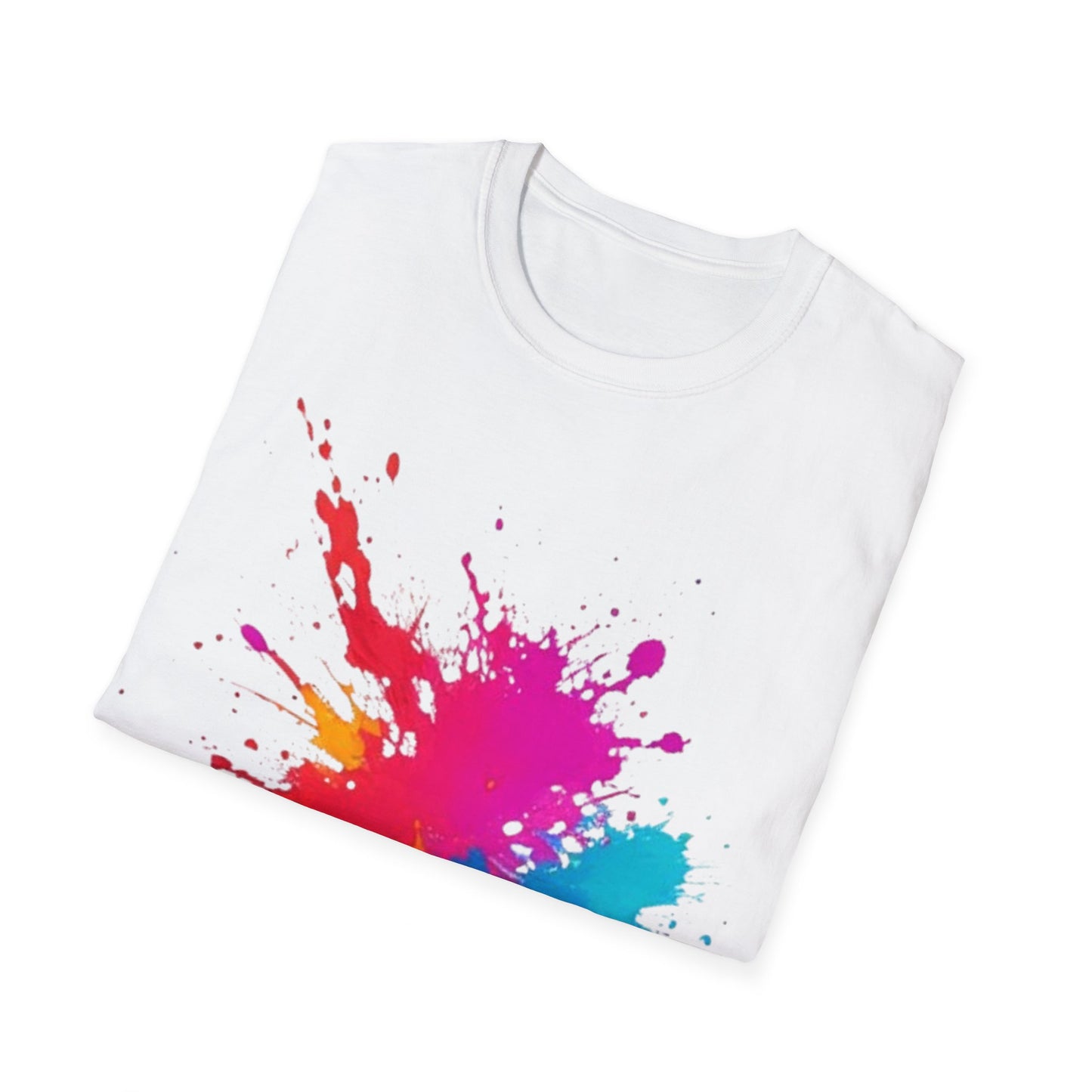 Colourful Paint Splatter - Unisex T-Shirt