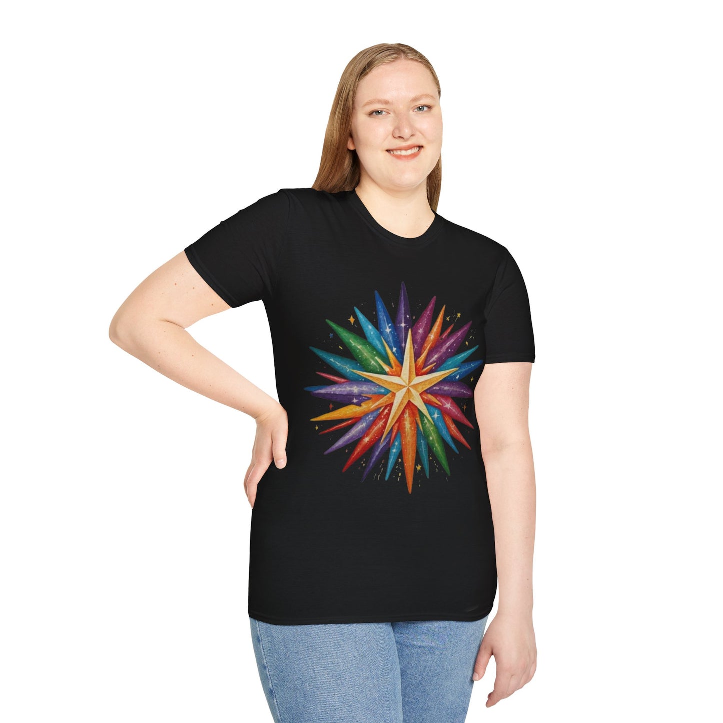 Multicoloured Star - Unisex T-Shirt