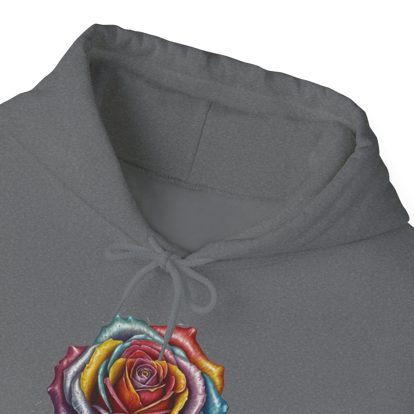 Messy Multicoloured Rose - Unisex Hooded Sweatshirt