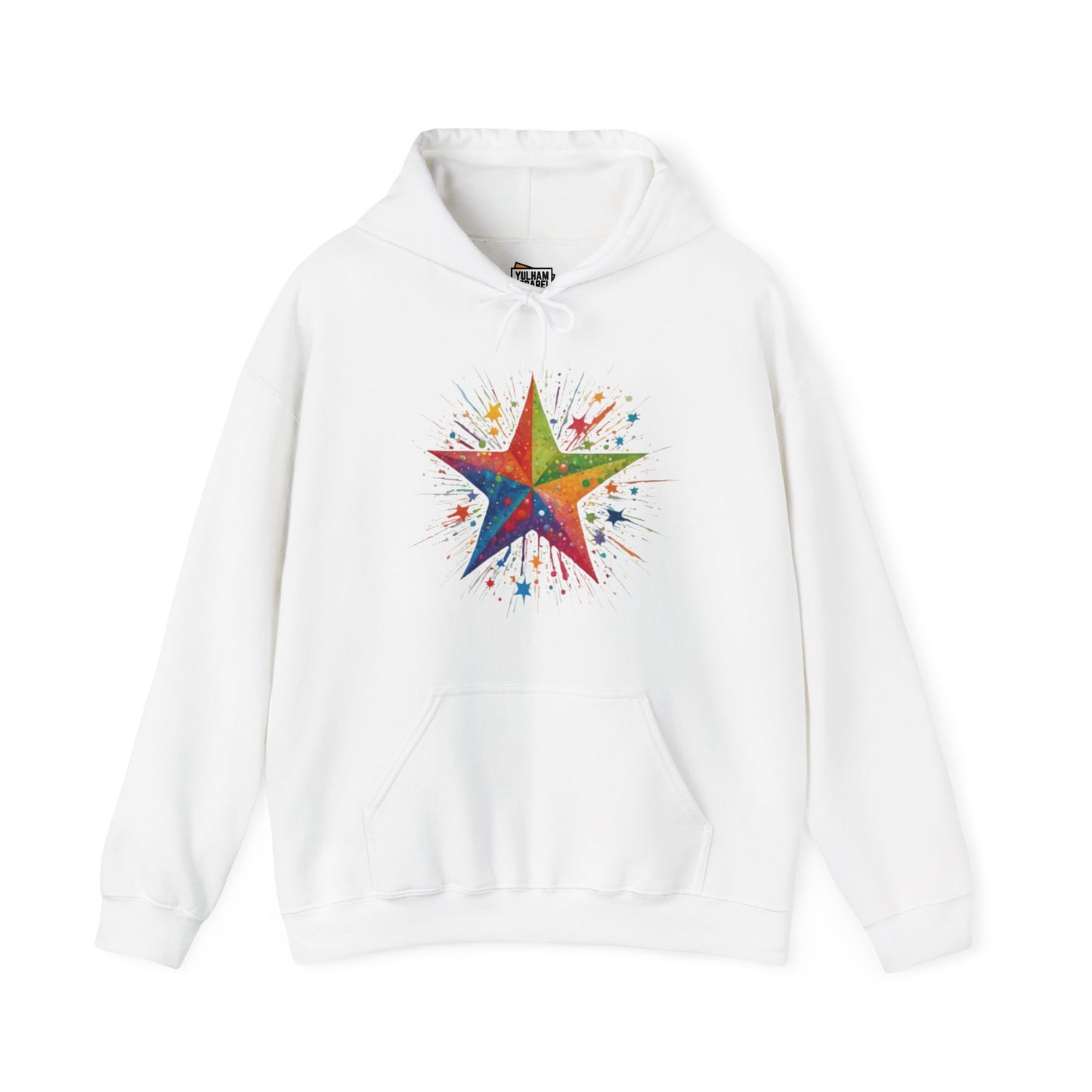 Exploding Messy Star - Unisex Hooded Sweatshirt