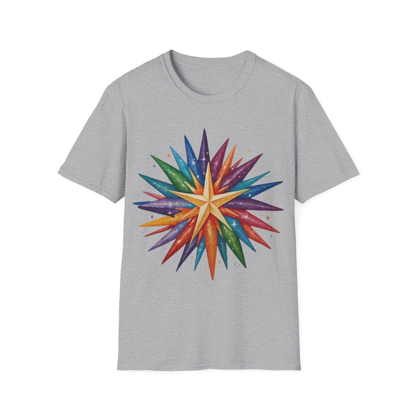 Multicoloured Star - Unisex T-Shirt