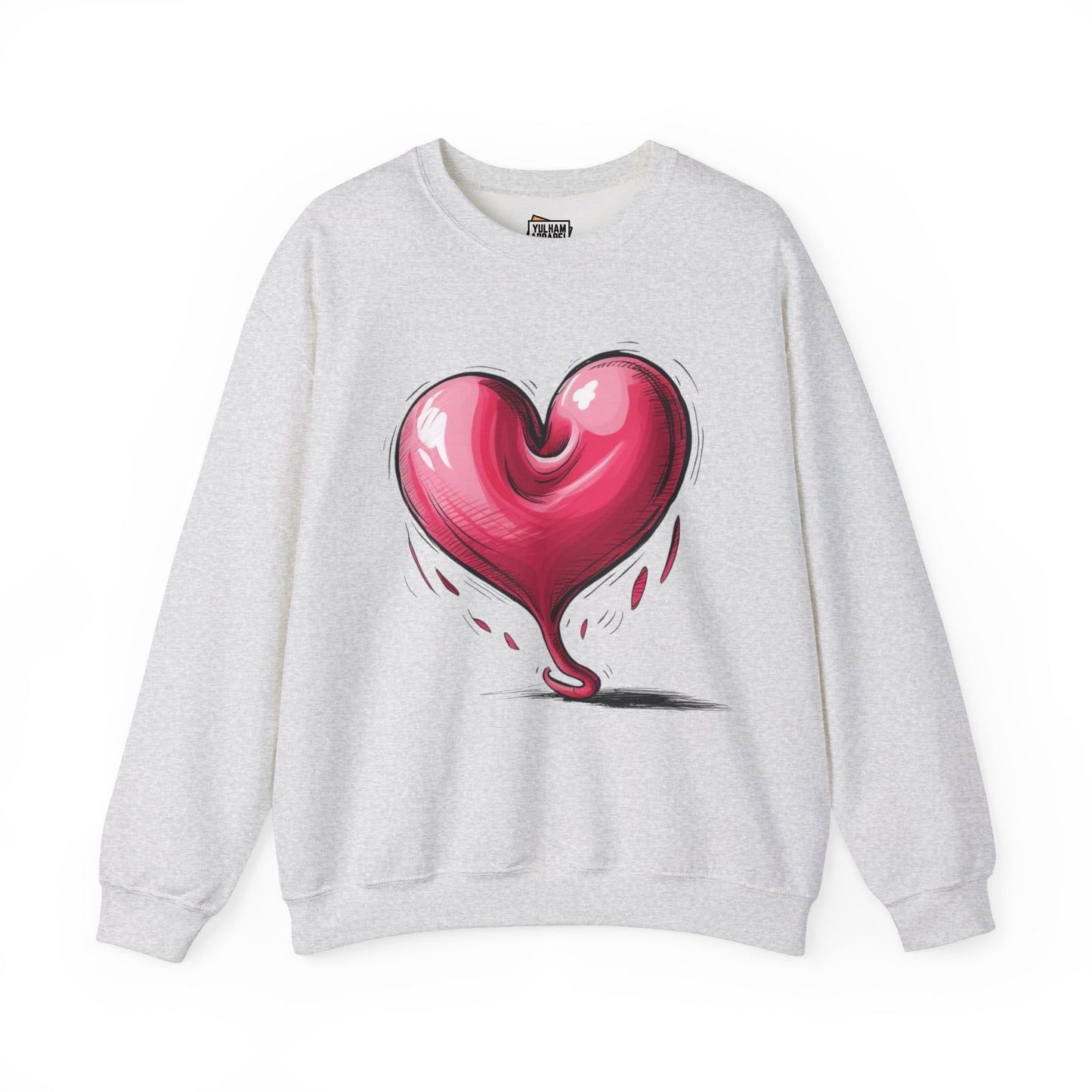 Deflating Love Heart - Unisex Crewneck Sweatshirt