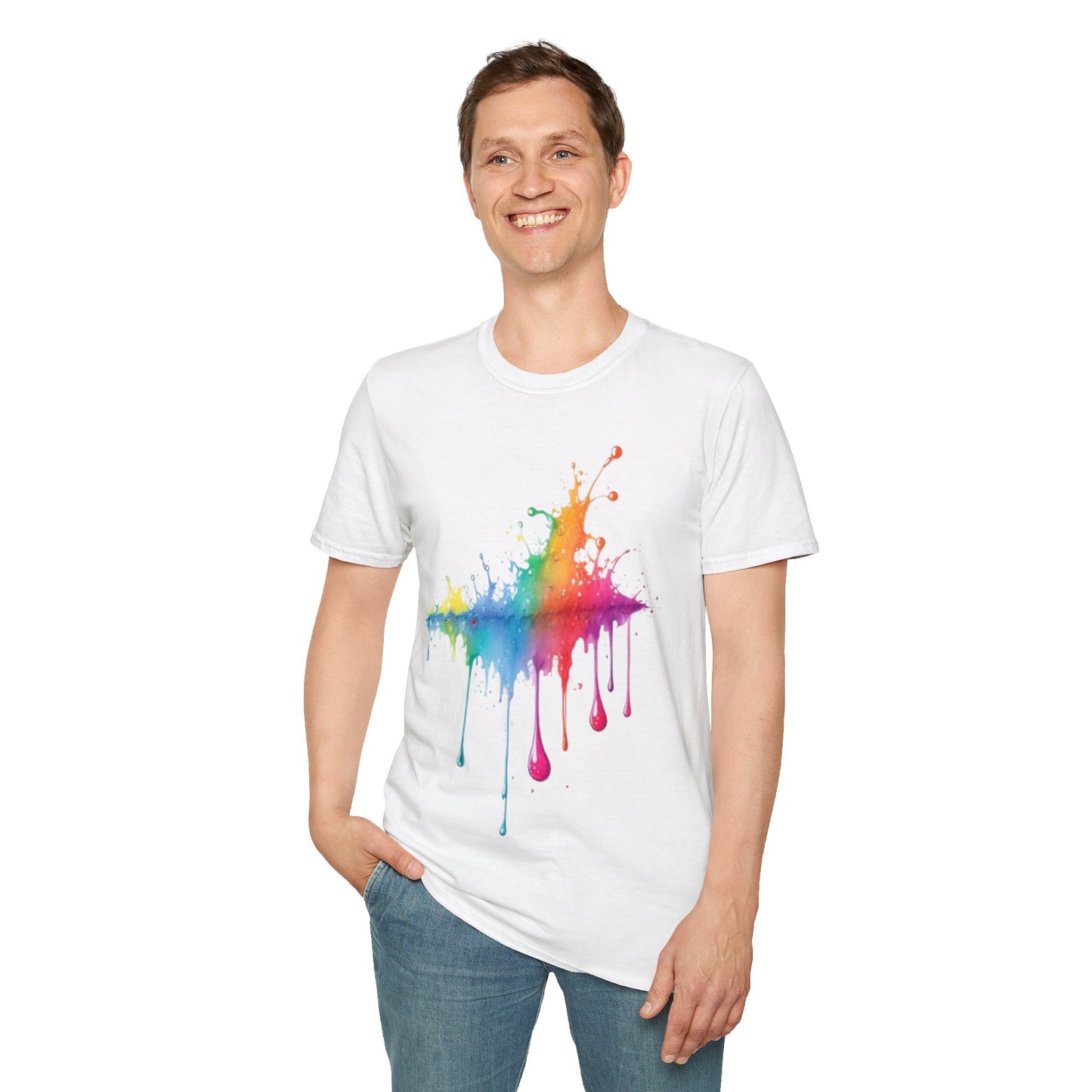 Colourful Raindrops - Unisex T-Shirt