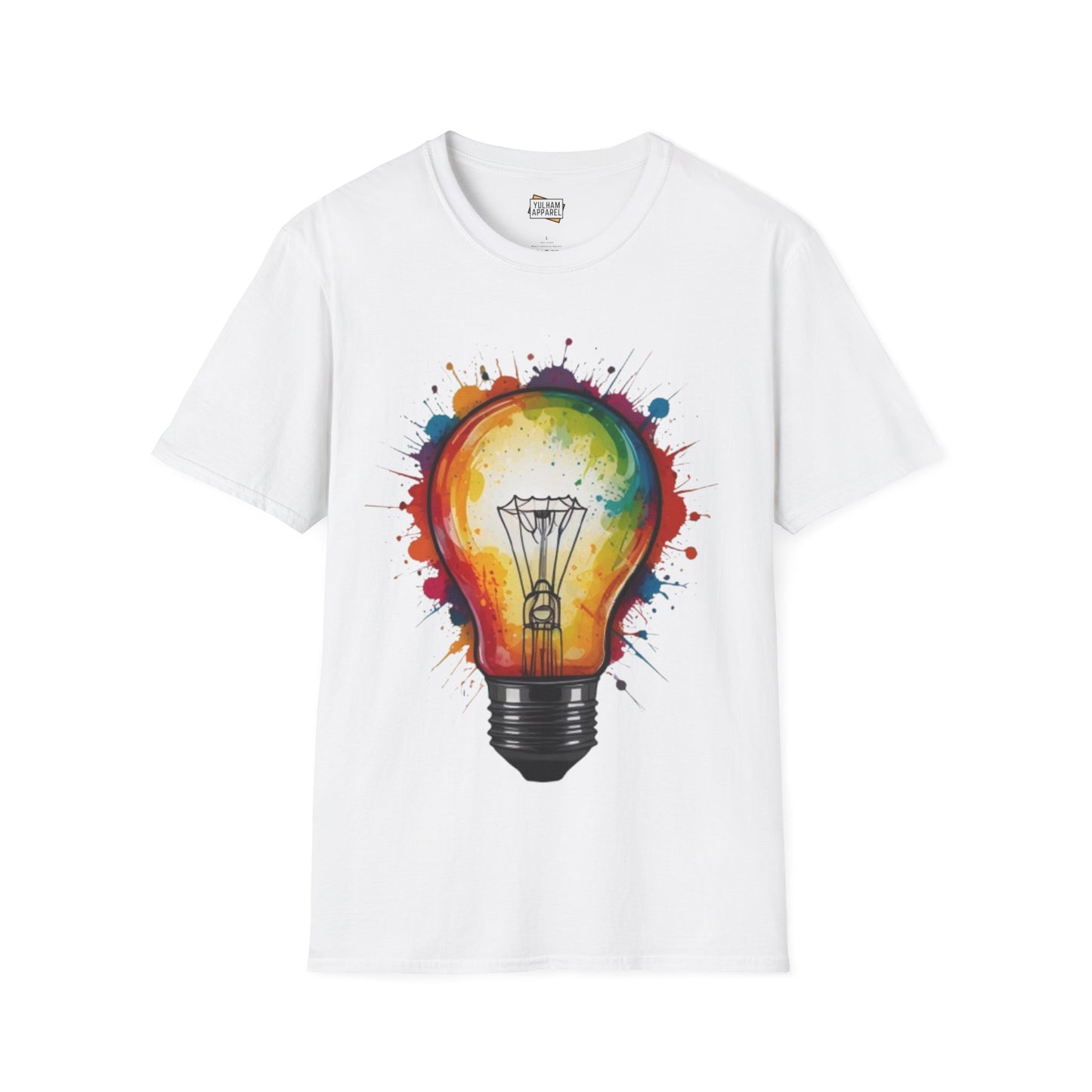 Colourful Lightbulb - Unisex T-Shirt