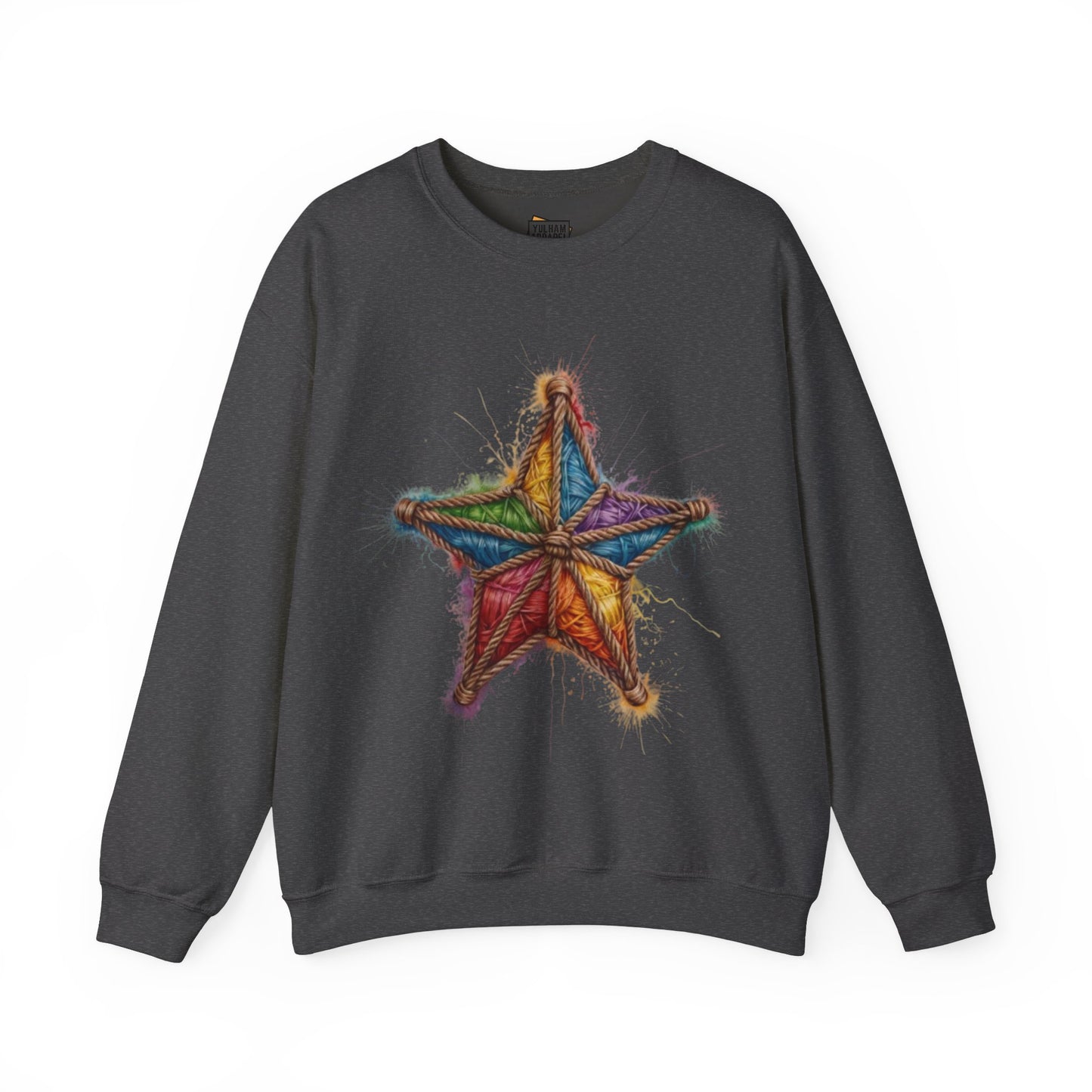 Star Rope Pattern - Unisex Crewneck Sweatshirt