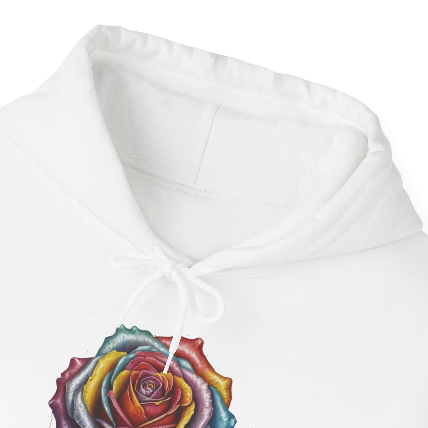 Messy Multicoloured Rose - Unisex Hooded Sweatshirt