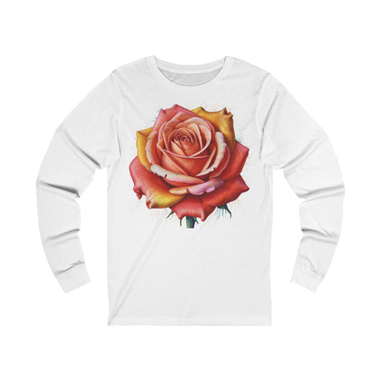 Coral Rose - Unisex Long Sleeve T-Shirt