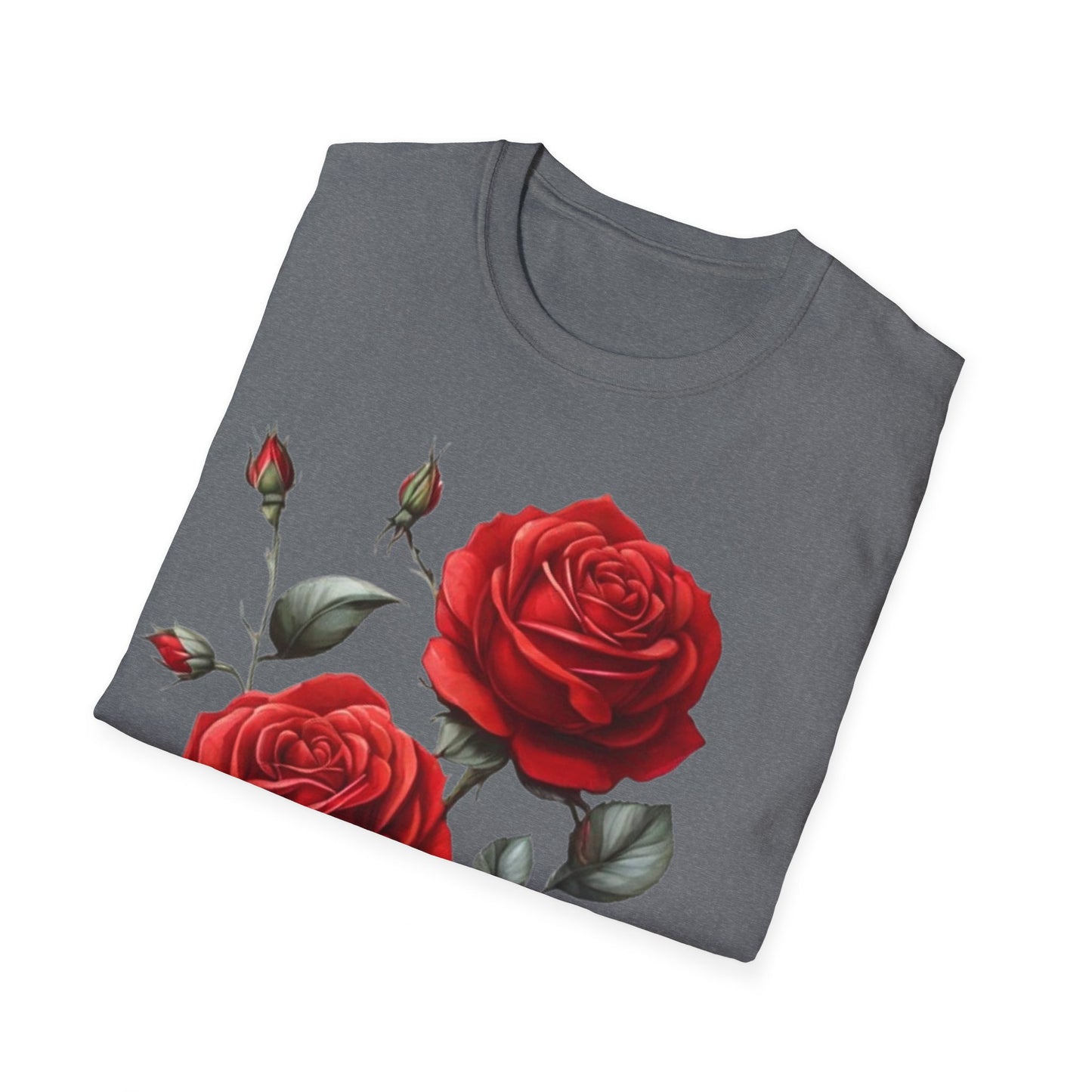 Three Red Roses - Unisex T-Shirt