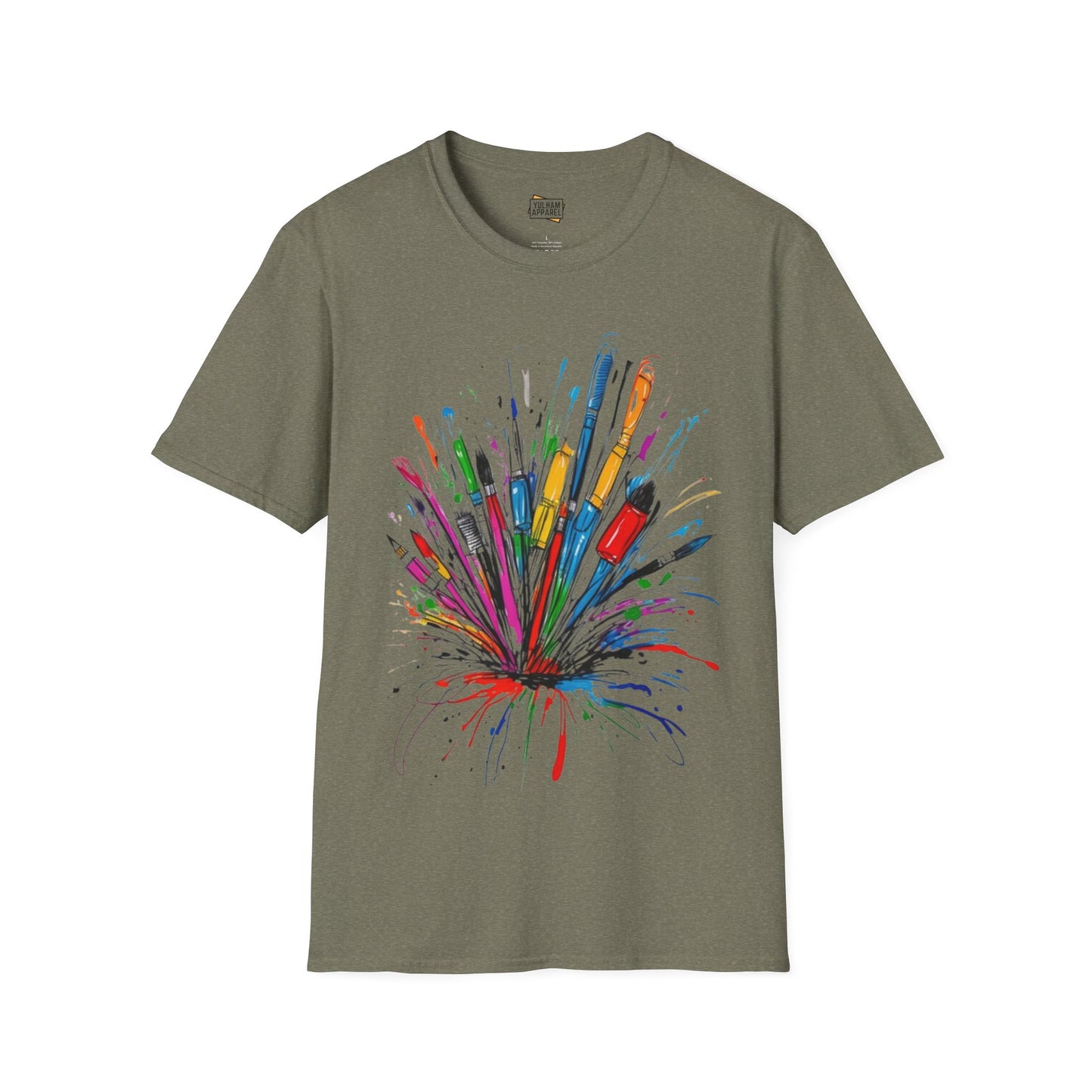 Messy Paintbrushes - Unisex T-Shirt