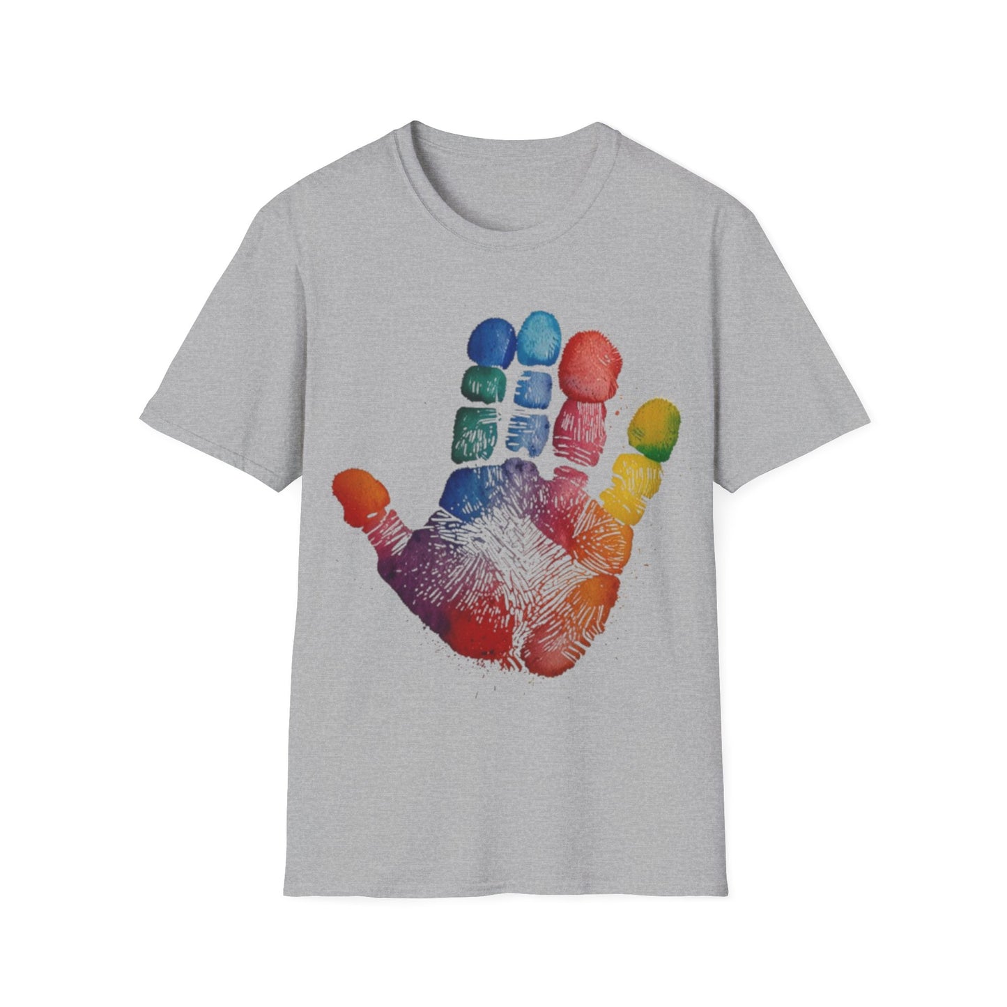 Colourful Handprint - Unisex T-Shirt