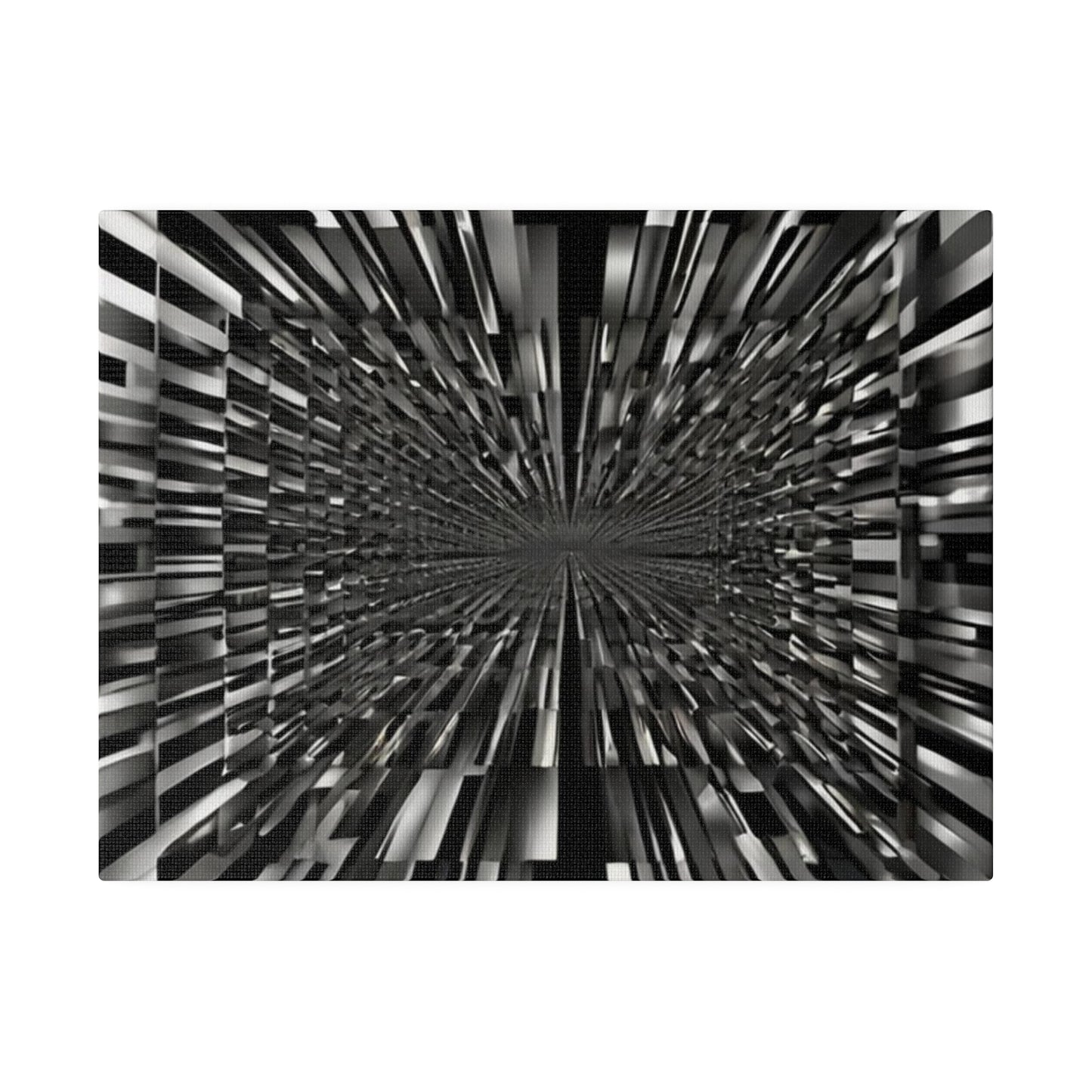 2D Abstract Optical Illusion - Matte Canvas, Stretched, 0.75"