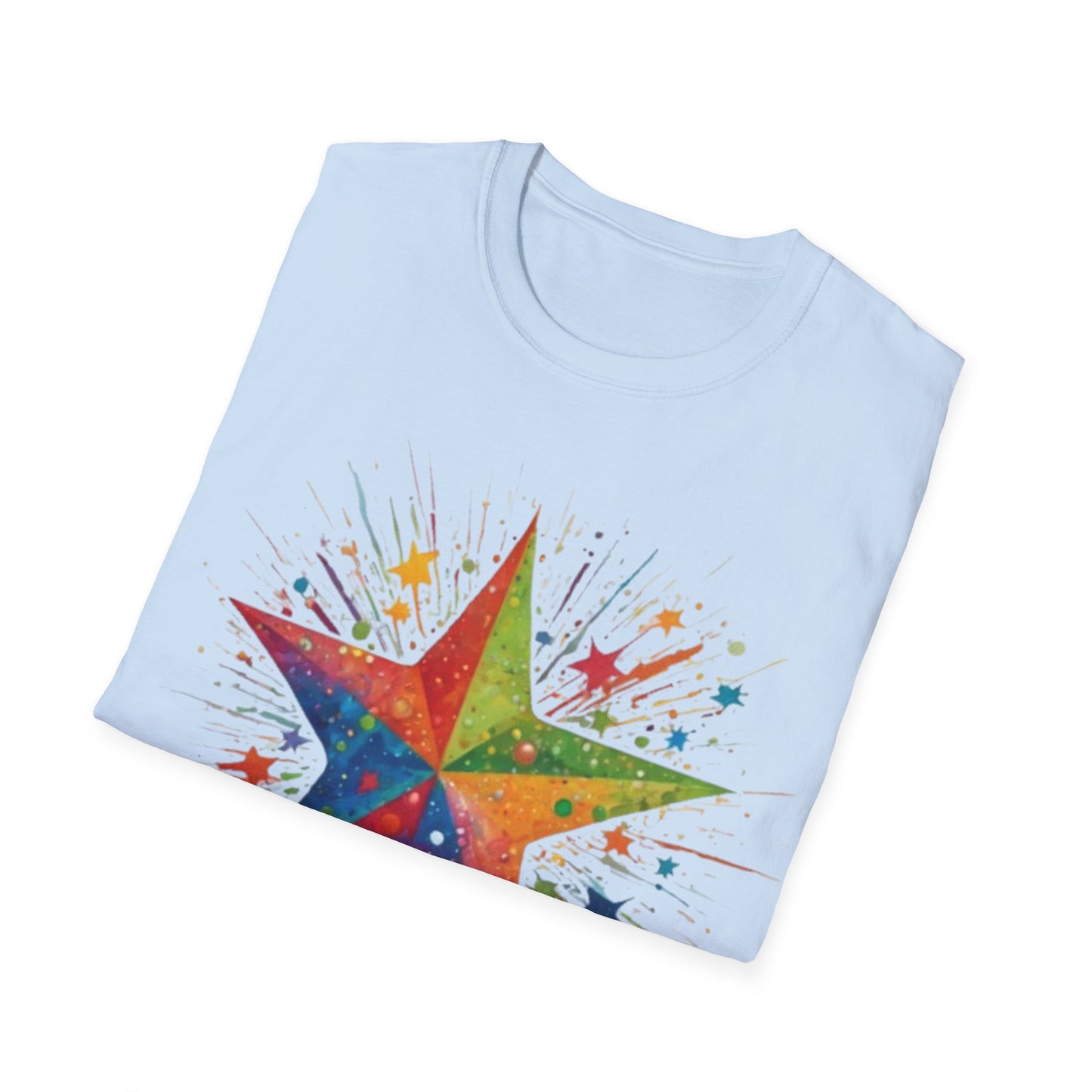 Exploding Messy Star - Unisex T-Shirt