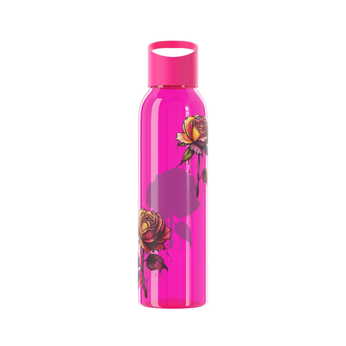 Dying Colourful Roses - Sky Water Bottle