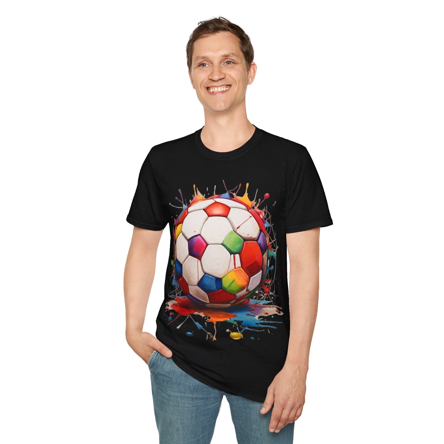 Colourful Football - Unisex T-Shirt