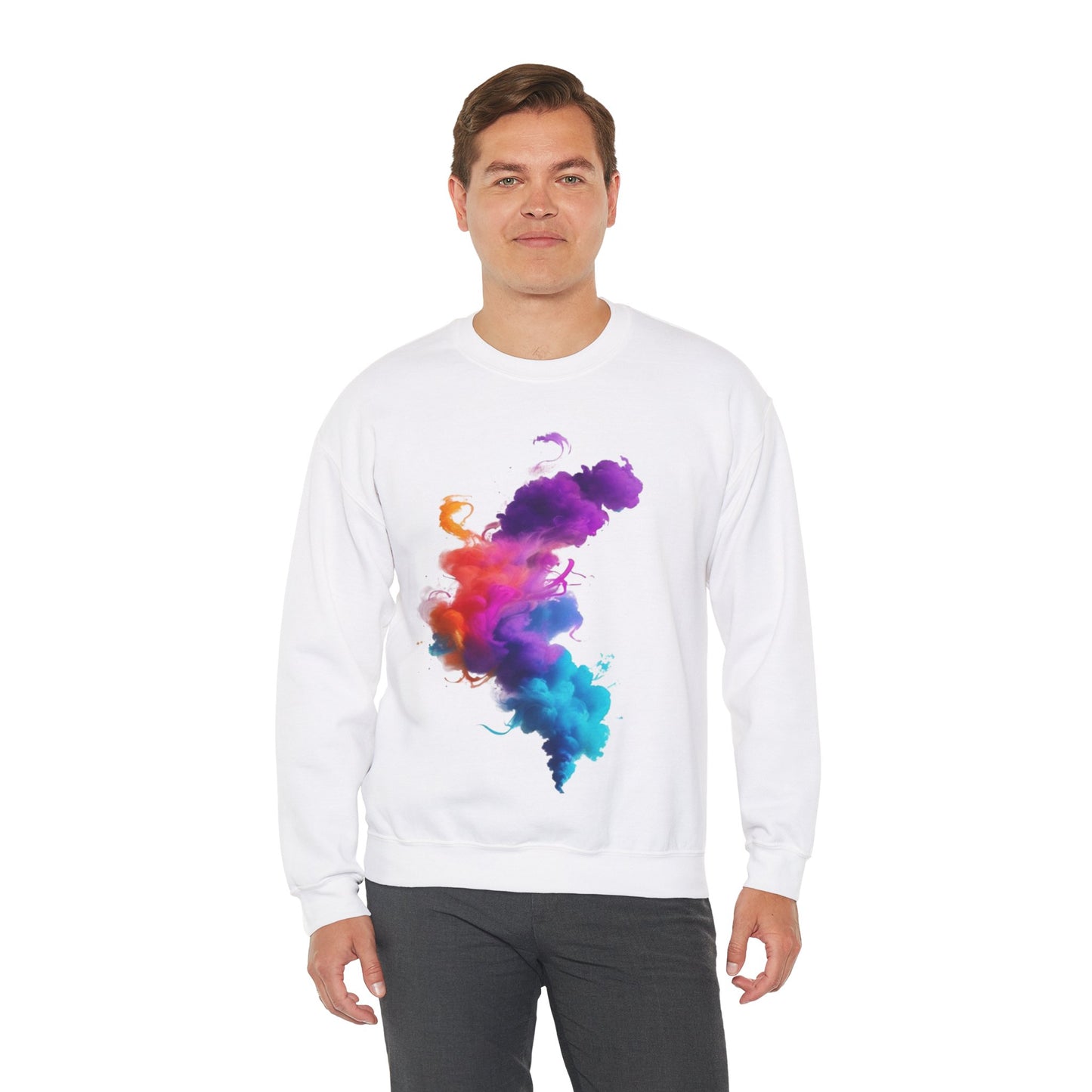 Colourful Smoke - Unisex Crewneck Sweatshirt