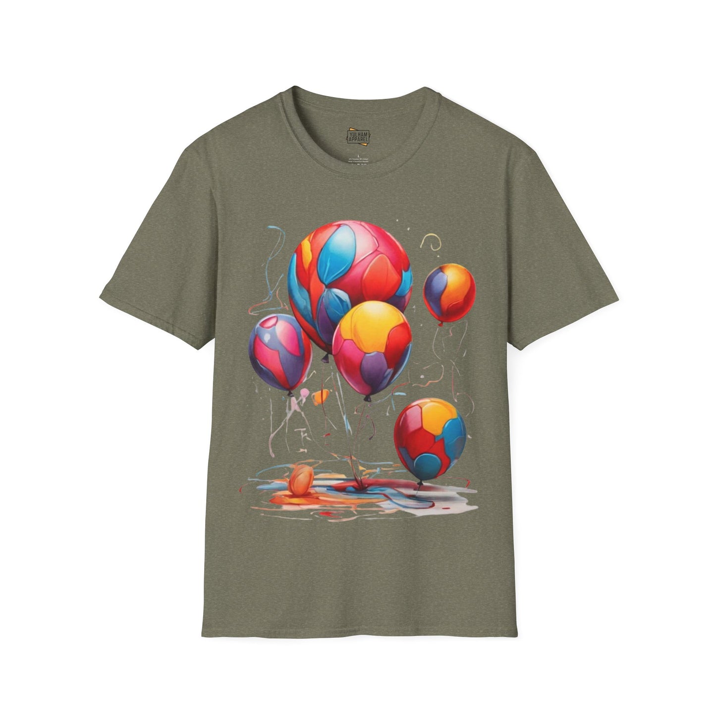 Colourful Messy Balloons - Unisex T-Shirt