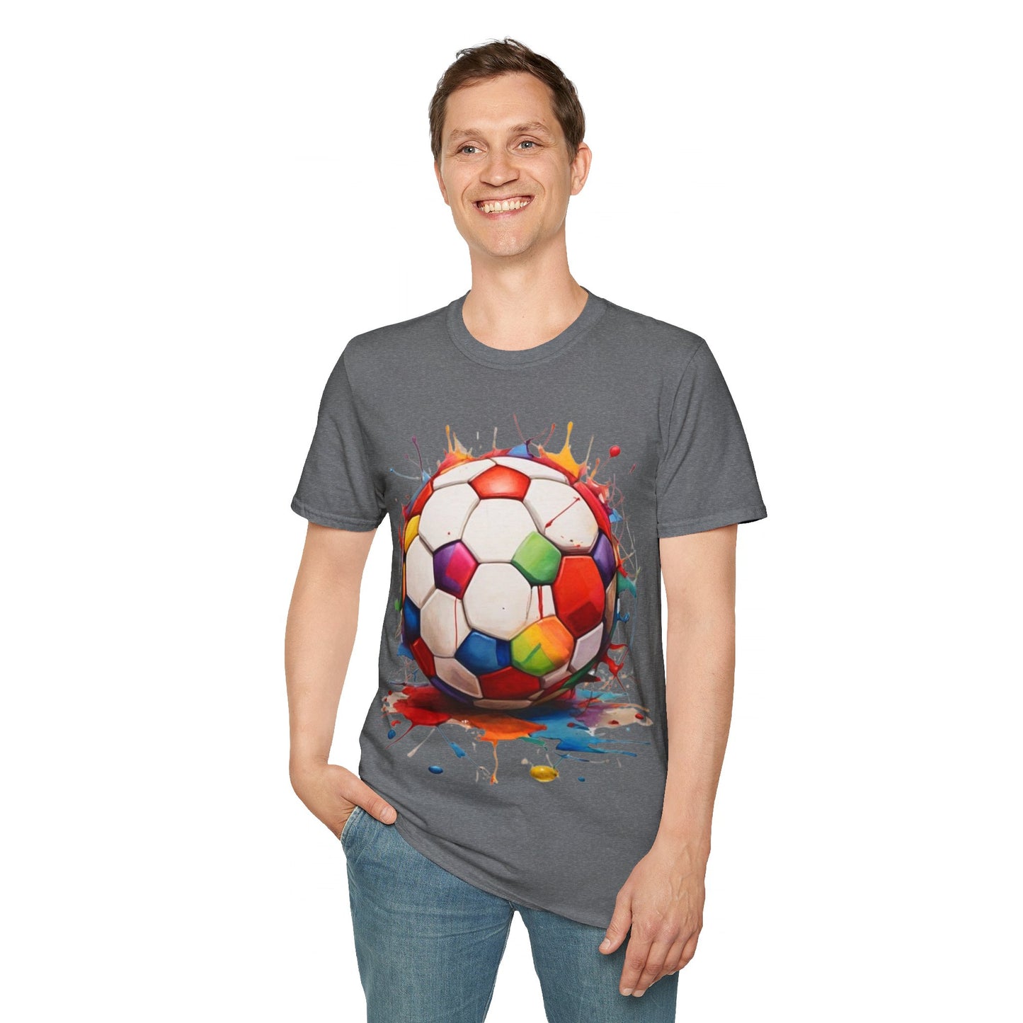 Colourful Football - Unisex T-Shirt