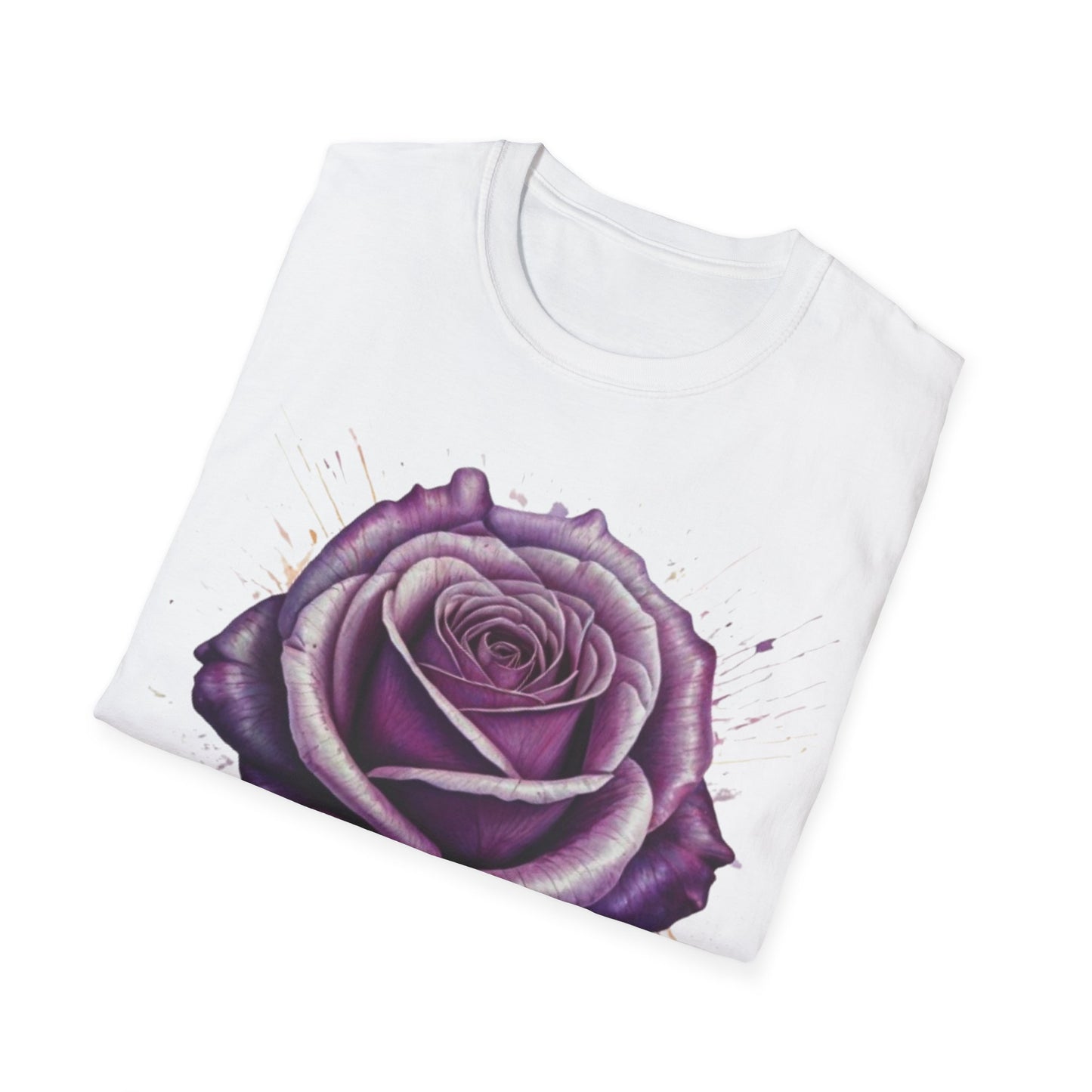 Messy Purple Rose - Unisex T-Shirt