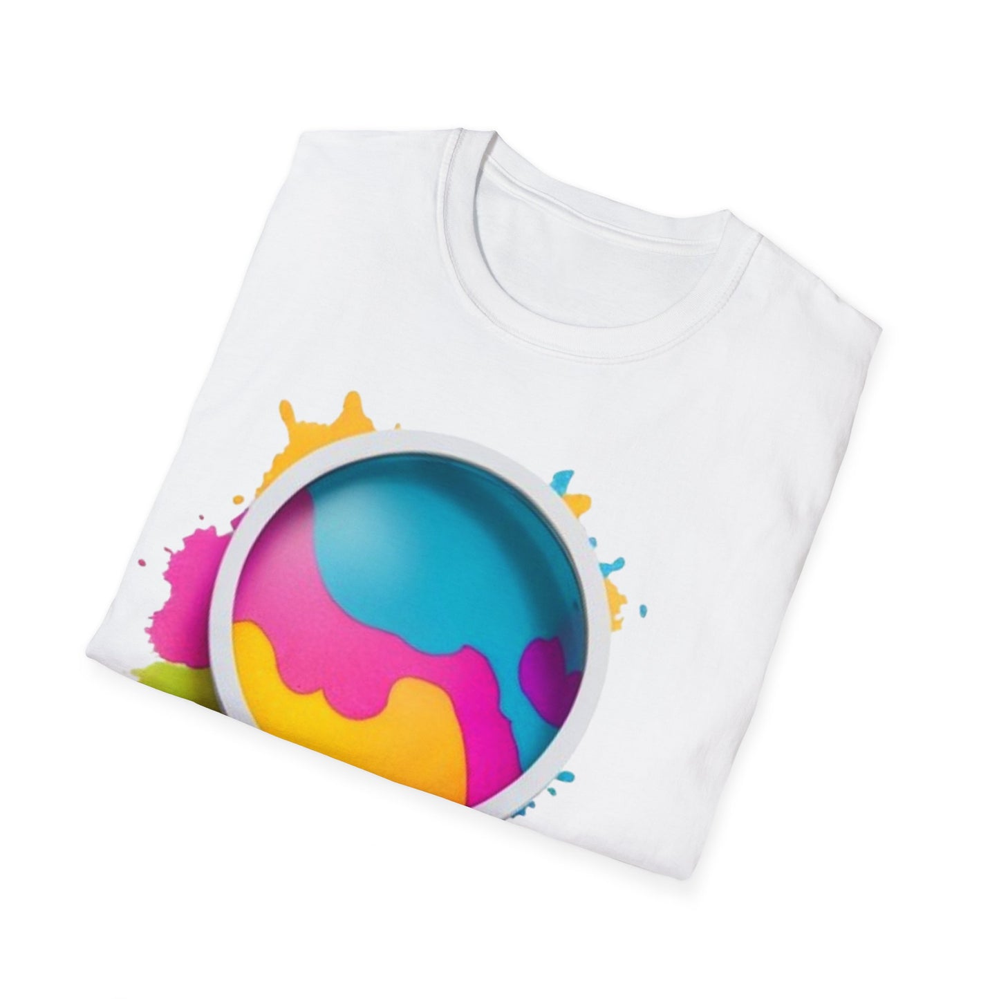 Colourful Magnifying Glass - Unisex T-Shirt