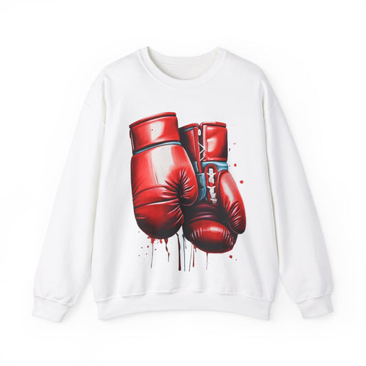 Red Boxing Gloves - Unisex Crewneck Sweatshirt