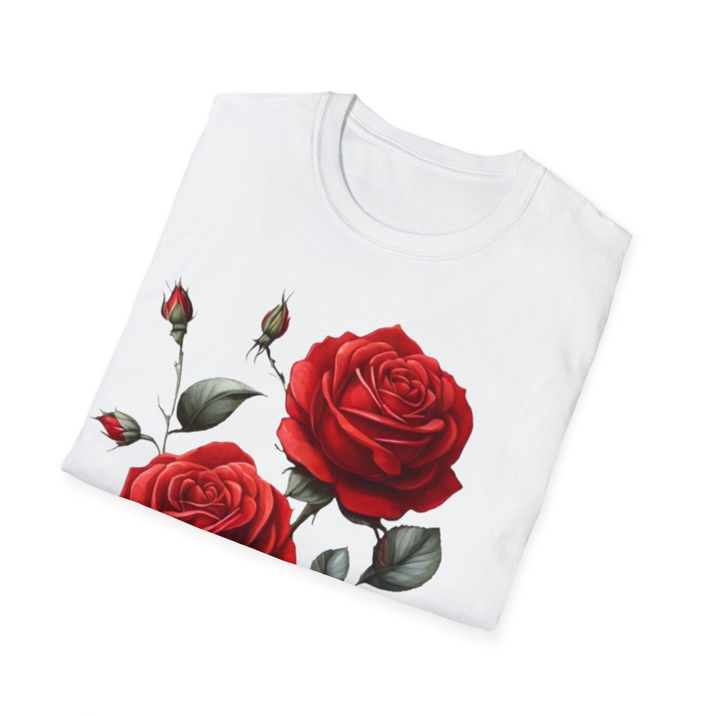 Three Red Roses - Unisex T-Shirt