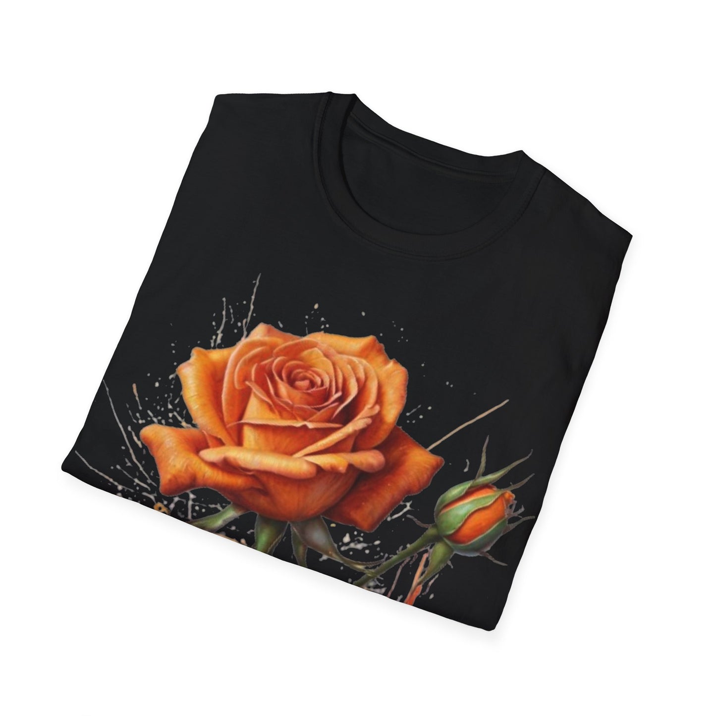 Messy Orange Rose - Unisex T-Shirt