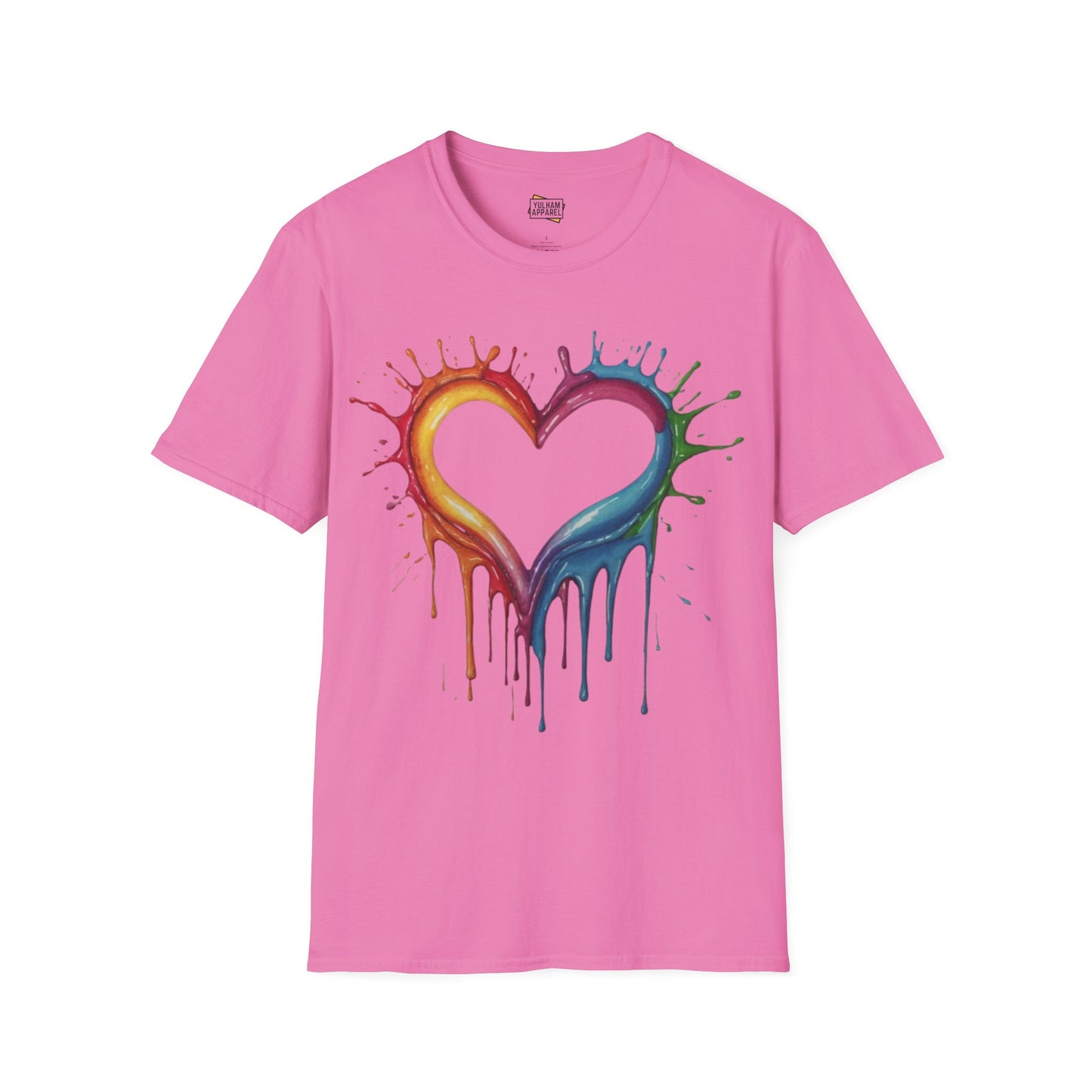 Messy Melting Love Heart - Unisex T-Shirt